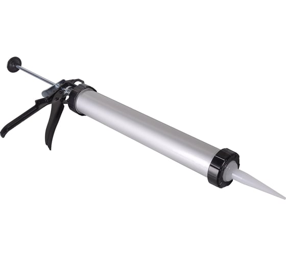 Изображение товара Пистолет для герметика закрытый Вихрь алюминиевый 600мл 73/3/6/9