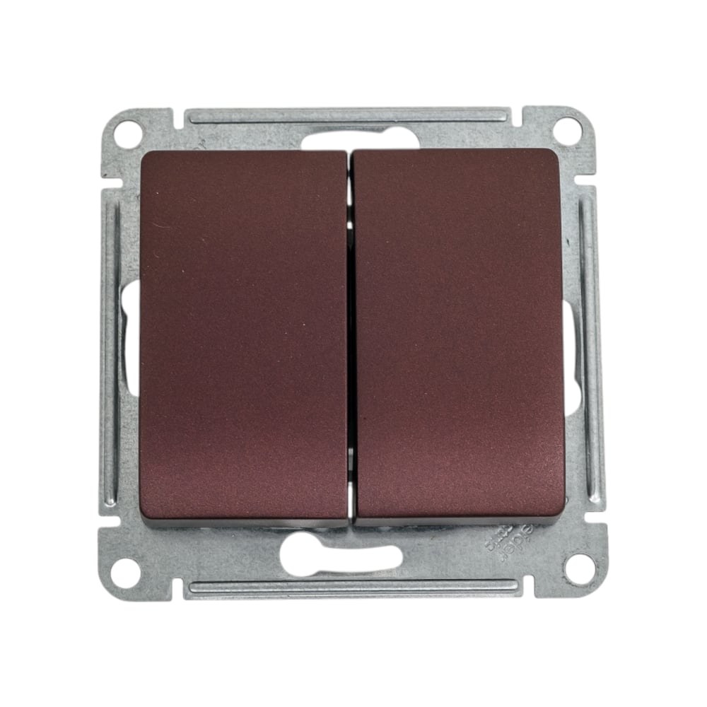 Изображение товара 3-клавишный механизм выключателя Systeme Electric Glossa IP20 5А баклажановый