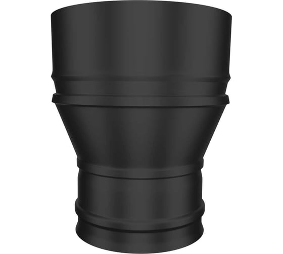 Изображение товара Переходник Металлик и Ко с конусом 120x150, AISI 430 0.80, RAL 9005 терм. о О0000101616