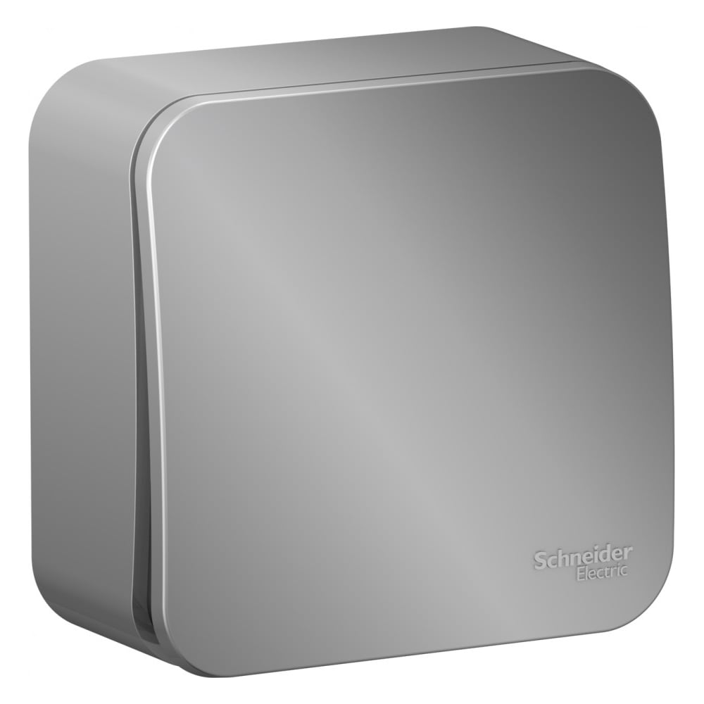 Изображение товара Одноклавишный выключатель Blanca 10А IP20 алюминий Systeme Electric