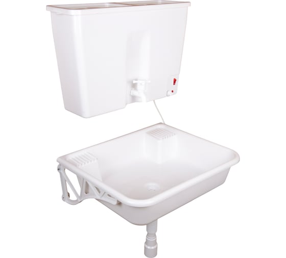 Изображение товара Водонагреватель дачный, электрический ДТРД 17 литров, Комплект с мойкой и сифоном ДТРД-17