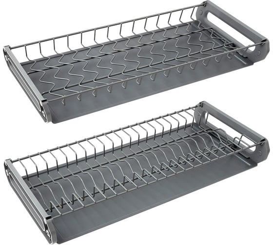 Изображение товара Посудосушитель Lemax PROF EVOLUTION с рамой, в корпус 600 мм, цвет вулканический серый MD1-6VG