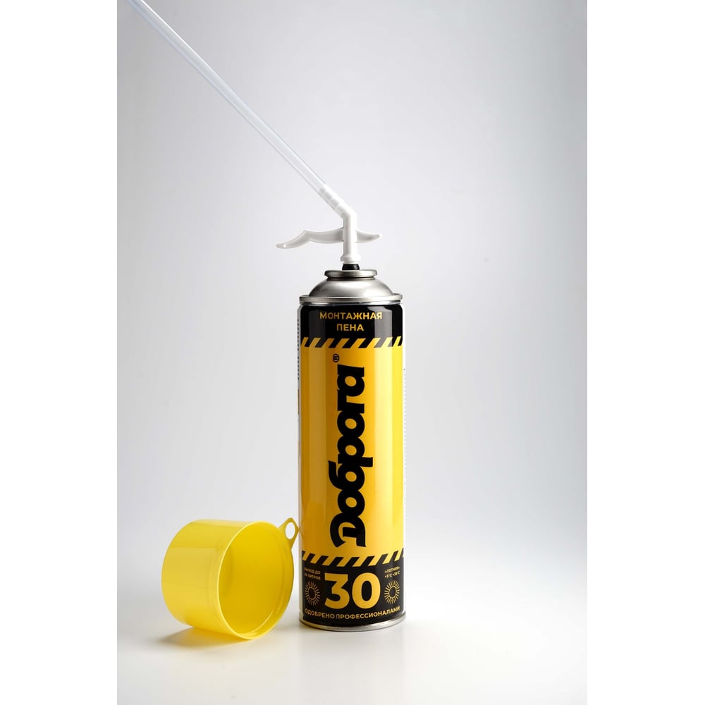 Изображение товара Бытовая пена Доброга 30 350 мл для герметизации и шумоизоляции