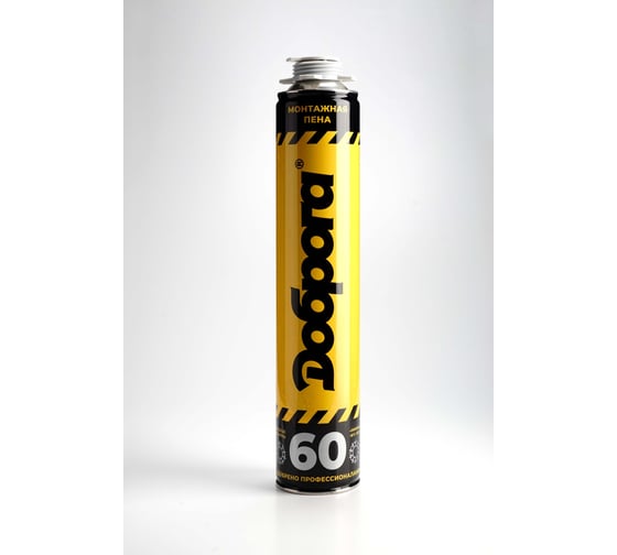 Изображение товара Пена монтажная под пистолет Доброга 60, всесезонная, 750 мл ЦБ-0041416