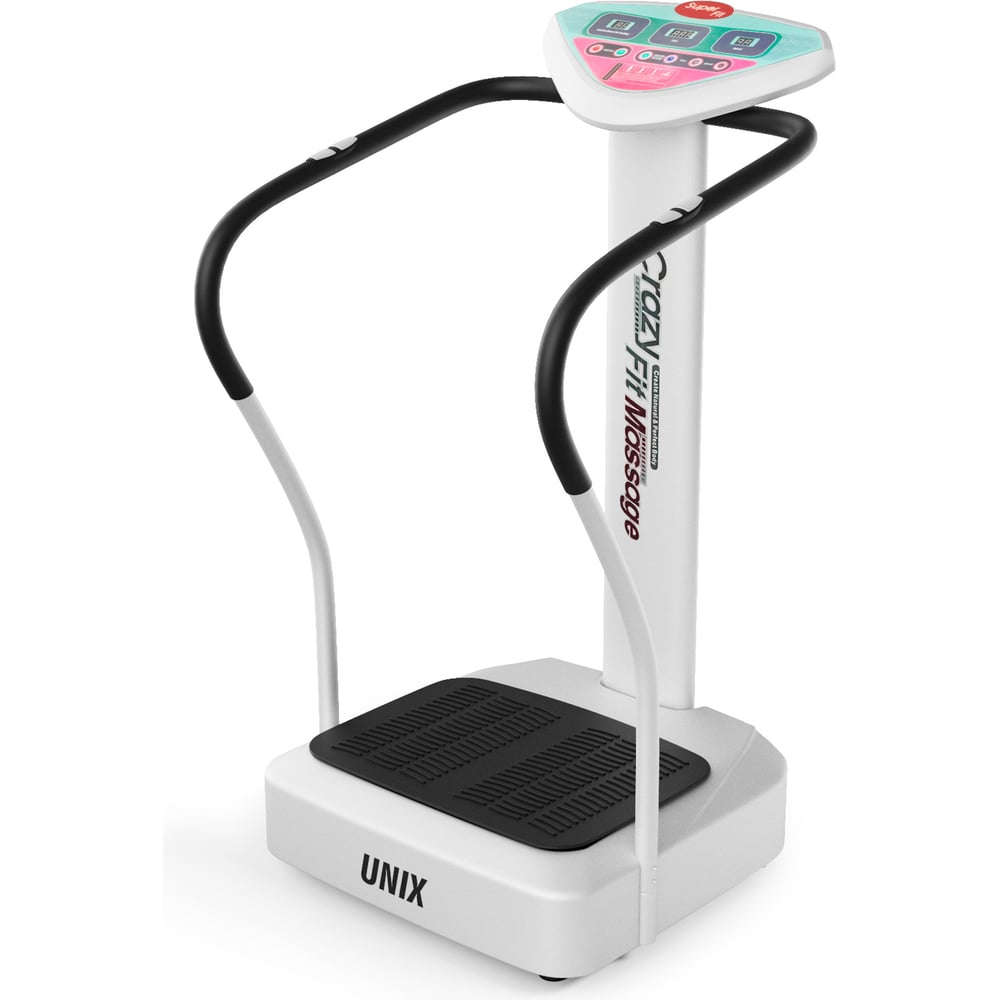 Изображение товара Виброплатформа UNIXFIT Improve 2 in 1 Silver VPWHI2SL - мощная и универсальная для домашних трениро