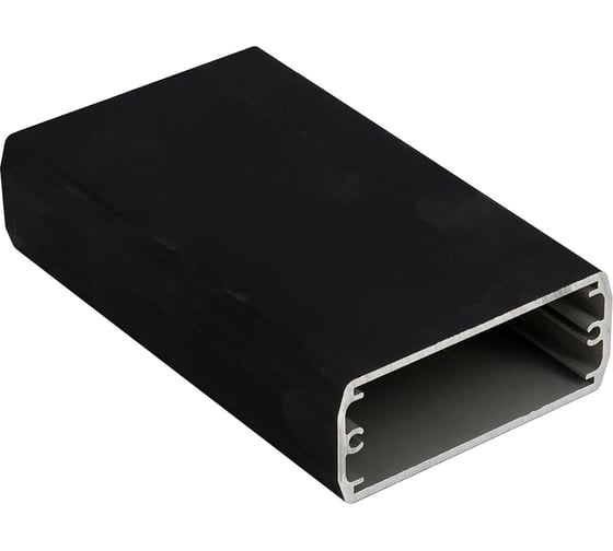 Изображение товара Профиль МЕТА-МИ MI-OCMP алюминиевый, ANOD BLACK, 88x36,5x1000мм MI PR-0124