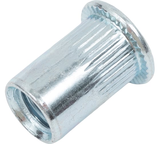 Изображение товара Резьбовые заклепки с насечками, стандартный бортик М8 цинк 250 шт. Gigant 123914