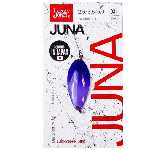 Изображение товара Колеблющаяся блесна LUCKY JOHN JUNA, длина 39 мм, 05.0г, цвет 031 LJJU50-031