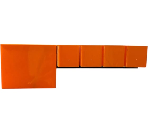 Изображение товара Набор лотков ACCURATE 126x60x100 мм 1шт + 70x53x50 мм 4 шт оранжевый + планка 350 мм 1 шт ЛМ3+1 наб