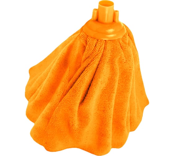 Изображение товара Насадка-моп для швабры OfficeClean Professional юбка микрофибра, 110 г, оранжевая 303088