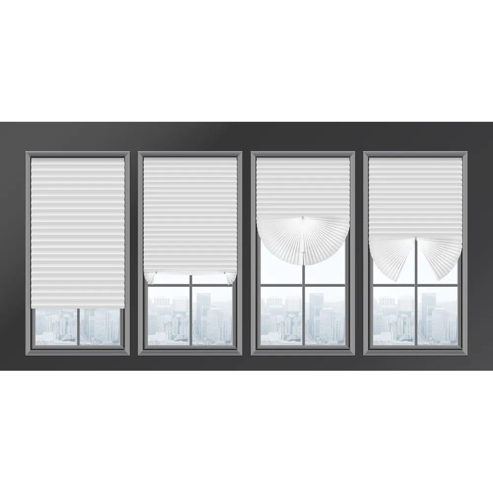 Изображение товара Жалюзи плиссе DIVINO DelDecor, белые, 90x190 см