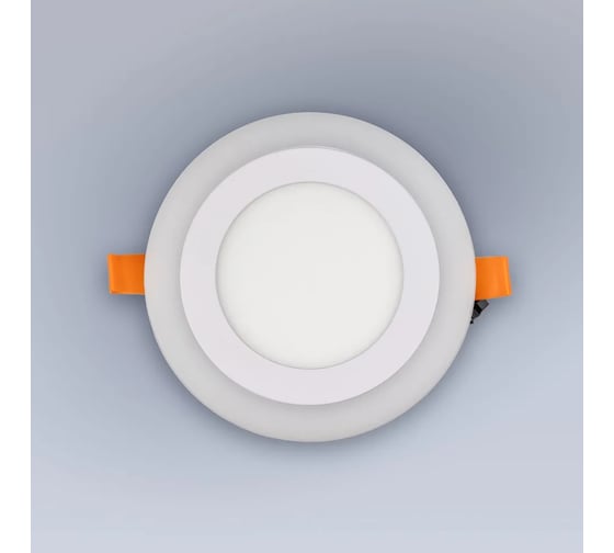 Изображение товара Светодиодный встраиваемый светильник ELEGANZ ТРЕХРЕЖИМНЫЙ Круг 12Вт 5000К+Зеленый 220В, EL-2CRG12