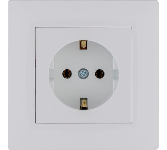 Изображение товара Розетка MAKEL с/з (Керамика) СП KAREA RIZZ 16А IP20 бел. 88001008