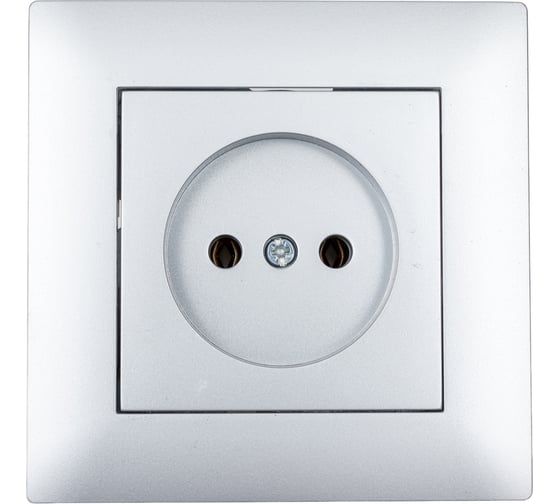 Изображение товара Розетка MAKEL б/з СП KAREA RIZZ 16А IP20 сереб. 88065022