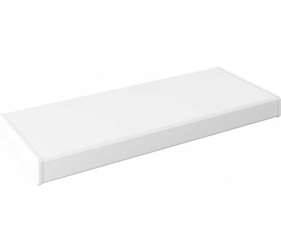 Изображение товара Подоконник Vitrage Витраж дизайн ПВХ, белый матовый, 1700x300 мм, 01.06.085.1700.300