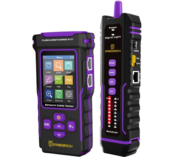 Изображение товара Многофункциональный кабельный тестер Ermenrich (Эрменрих) NetGeeks NP50 84555