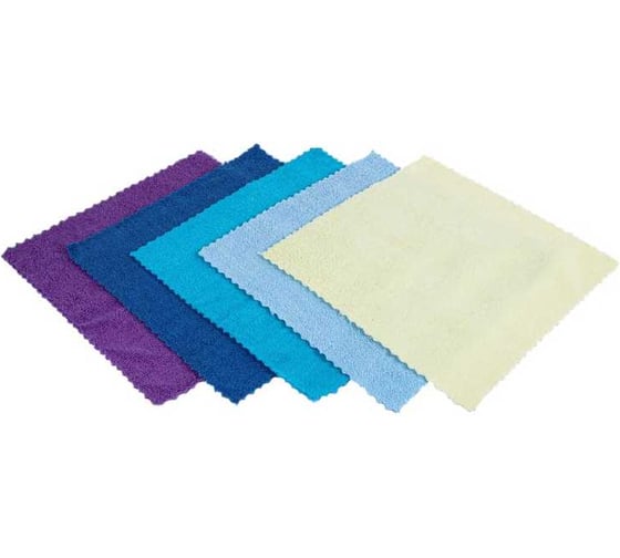 Изображение товара Набор салфеток из микрофибры ARNEZI 5 шт, размер 30x30, край ультразвук A0406029