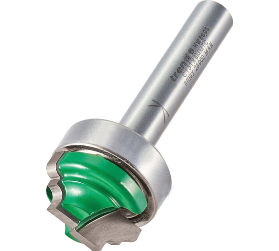 Изображение товара Фреза пазовая фасонная (22х10х61 мм, R2,4 мм, 2 лезвия, хвостовик 8 мм) по дереву TREND C131X8MMTC