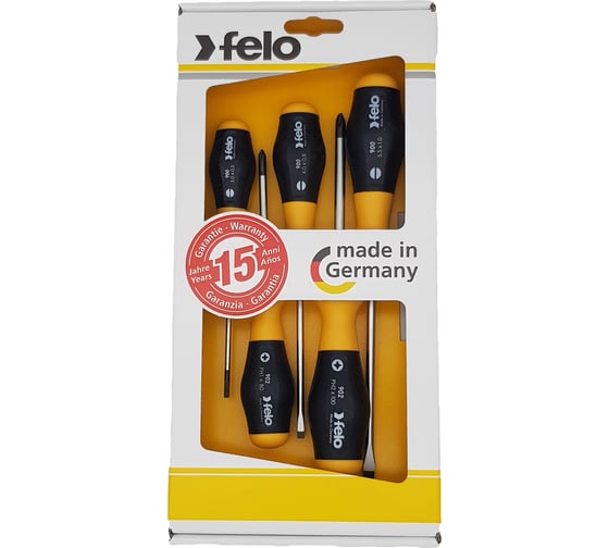 Изображение товара Набор отверток Felo SL/PH, 5 шт 90095248