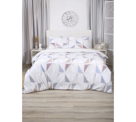 Изображение товара Комплект постельного белья Melissa 962111/13 евро MOSAIC н(2) 50х70 см поплин 4630123408245