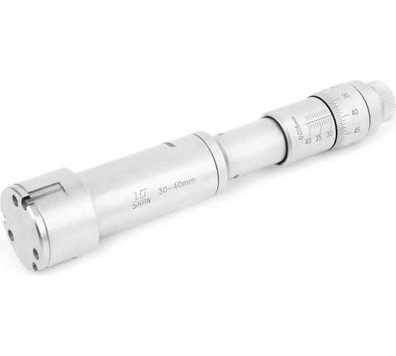 Изображение товара Нутромер микрометрический SHAN 3-точечный 30-40 0,005 у/к ГРСИ № 93602-24 1093764