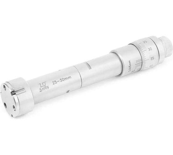 Изображение товара Нутромер микрометрический SHAN 3-точечный 25-30 0,005 у/к ГРСИ № 93602-24 1093763