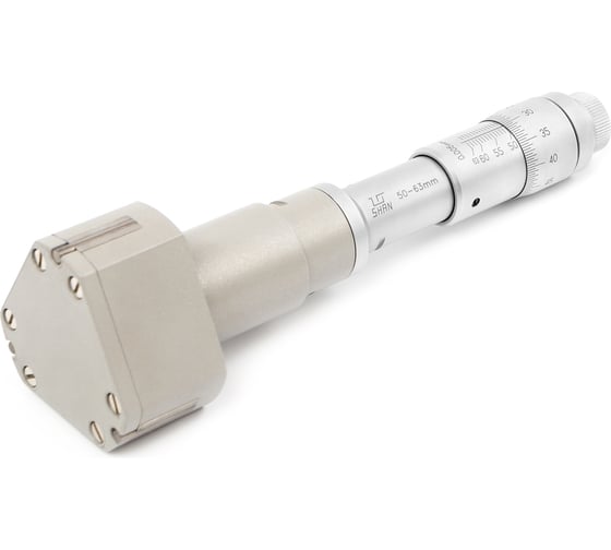 Изображение товара Нутромер микрометрический SHAN 3-точечный 50-63 0,005 у/к ГРСИ № 93602-24 1093766