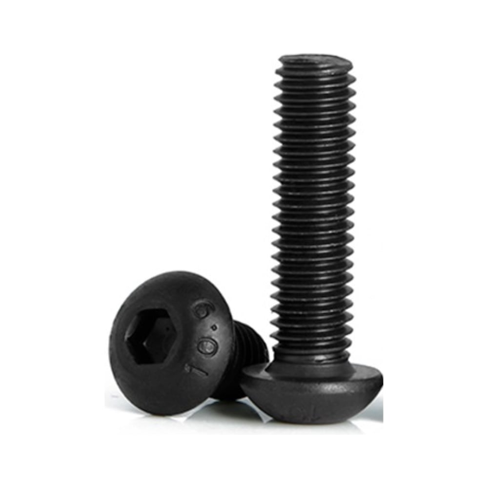 Изображение товара Винты Море-Метизов ISO 7380 10.9 оксид M6x16 мм, 100 шт - надежный крепеж для профессионалов