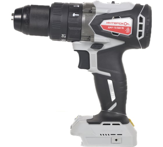 Изображение товара Бесщеточная ударная аккумуляторная дрель-шуруповерт Интерскол ДАУ-13/36В 90 Li-ion АПИ (картон, без аккум. и ЗУ) 860.0.0.70