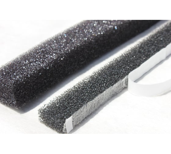 Изображение товара Уплотнитель универсальный, самоклеящийся РуфИзол ППУ (20 мм х 40 мм), 1 м, (275шт.) УУс2040х1_ВИ