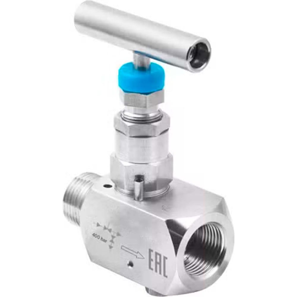 Изображение товара Клапан игольчатый РОСМА SS-V4 Ду15 Ру400 нержавеющий G1/2