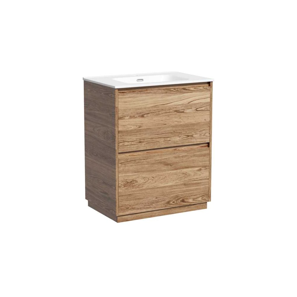 Изображение товара Тумба под раковину Sancos Libra Floor напольная 690x450x840 2 ящика дуб чарльстон