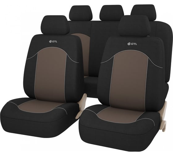 Изображение товара Чехлы GTL Fast коричневый, полиэстер 132565