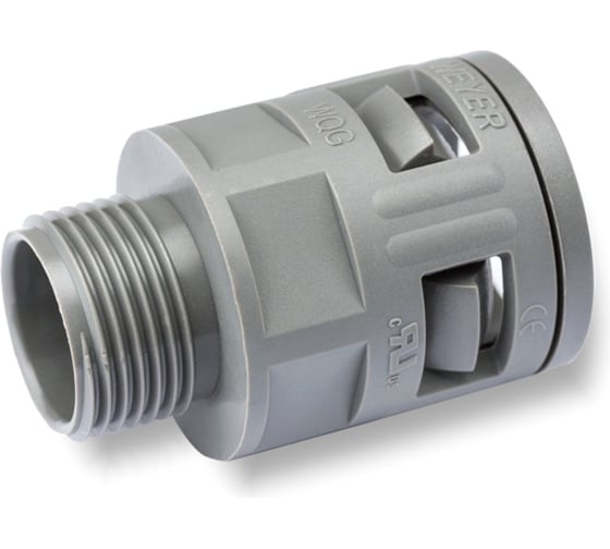 Изображение товара Муфта для гофрированных труб Weyer WQG1-M20G/AD18.5 коннектор прямой, наружная M20x1.5 WE0100800