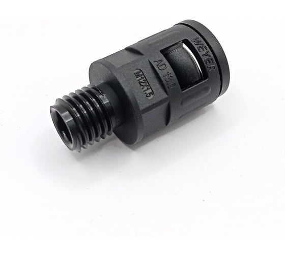 Изображение товара Муфта для гофрированных труб Weyer WQG1-P07B/AD10.0 коннектор прямой, наружная PG07 WE0107500