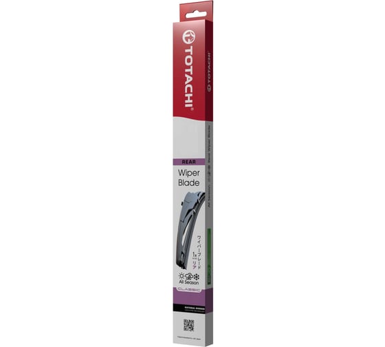 Изображение товара Задняя щетка стеклоочистителя TOTACHI CLASSIC REAR WIPER BLADE 325мм 13 11 адаптеров CBR-330