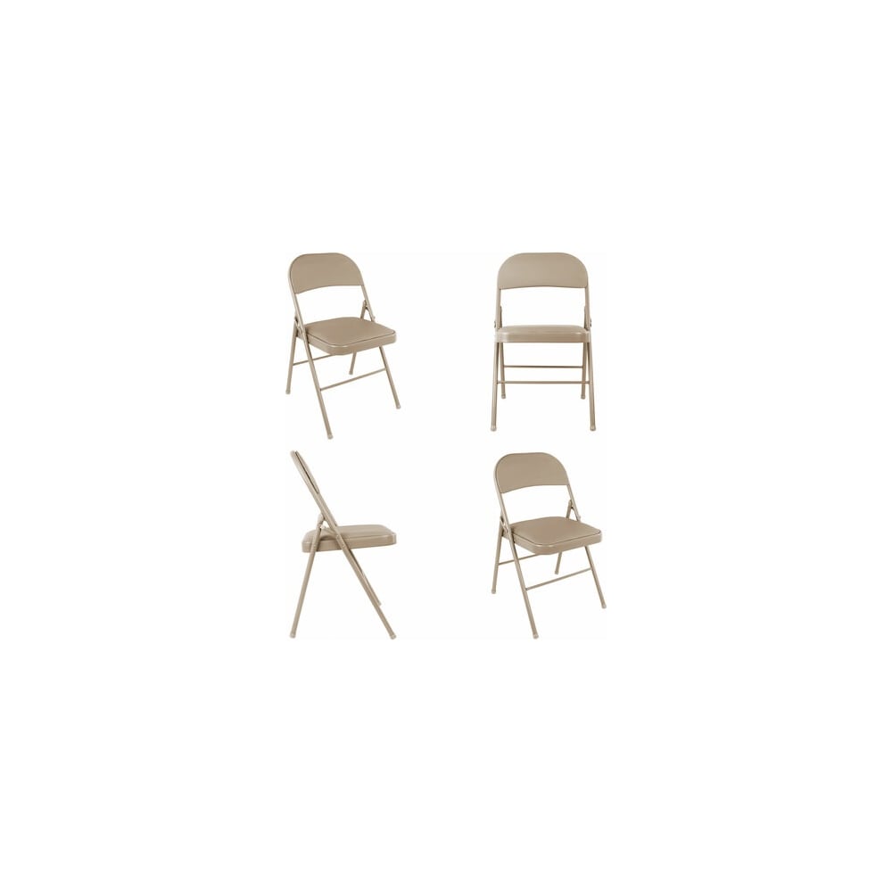 Изображение товара Комплект из 4 складных стульев BRABIX Golf Plus CF-003 бежевый