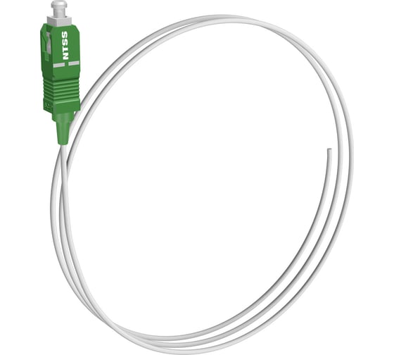 Изображение товара Пигтейл оптический NTSS SC/APC 9/125мкм G.657A1, 1.5м, LSZH, NTSS-PGT-SC/A-657-1.5