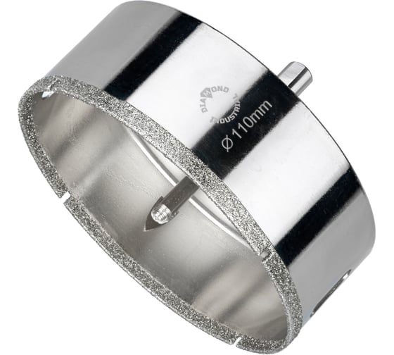 Изображение товара Коронка алмазная по керамограниту и керамике с центрирующим сверлом 110 мм Diamond Industrial DIDCSC110