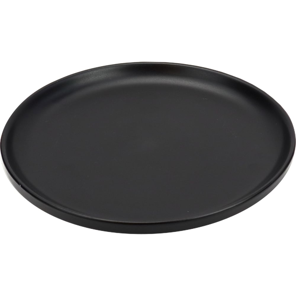 Изображение товара Тарелка глазурь Миднайт 20 см фарфор ND Play обеденная черная дизайнерская