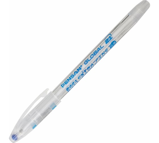 Изображение товара Ручка шариковая Pensan Global-21, синяя, выгодная упаковка, комплект 12 шт линия письма 0,3 мм 880171