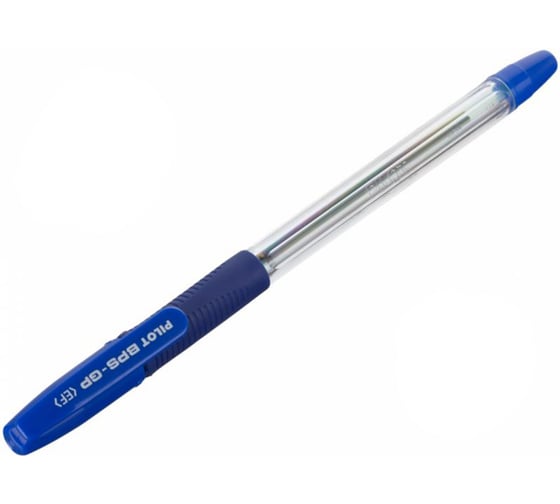 Изображение товара Ручка шариковая масляная ОФИСМАГ PILOT BPS-GP, синяя, комплект 3 штуки, линия письма 0,18 мм, с грипом 880574