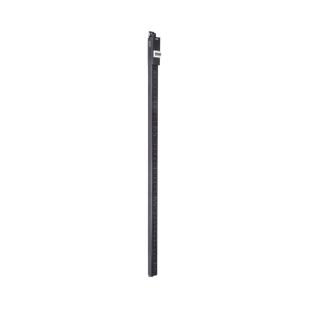 Блок распределения питания ITK BASE PDU, вертикальный PV1113 43U, 3 фаза 32А 36 розеток C13 + 6 розеток C19 кабель 3м вилка IEC60309 (промышленная) BS-PV42-36C13-06C19-13