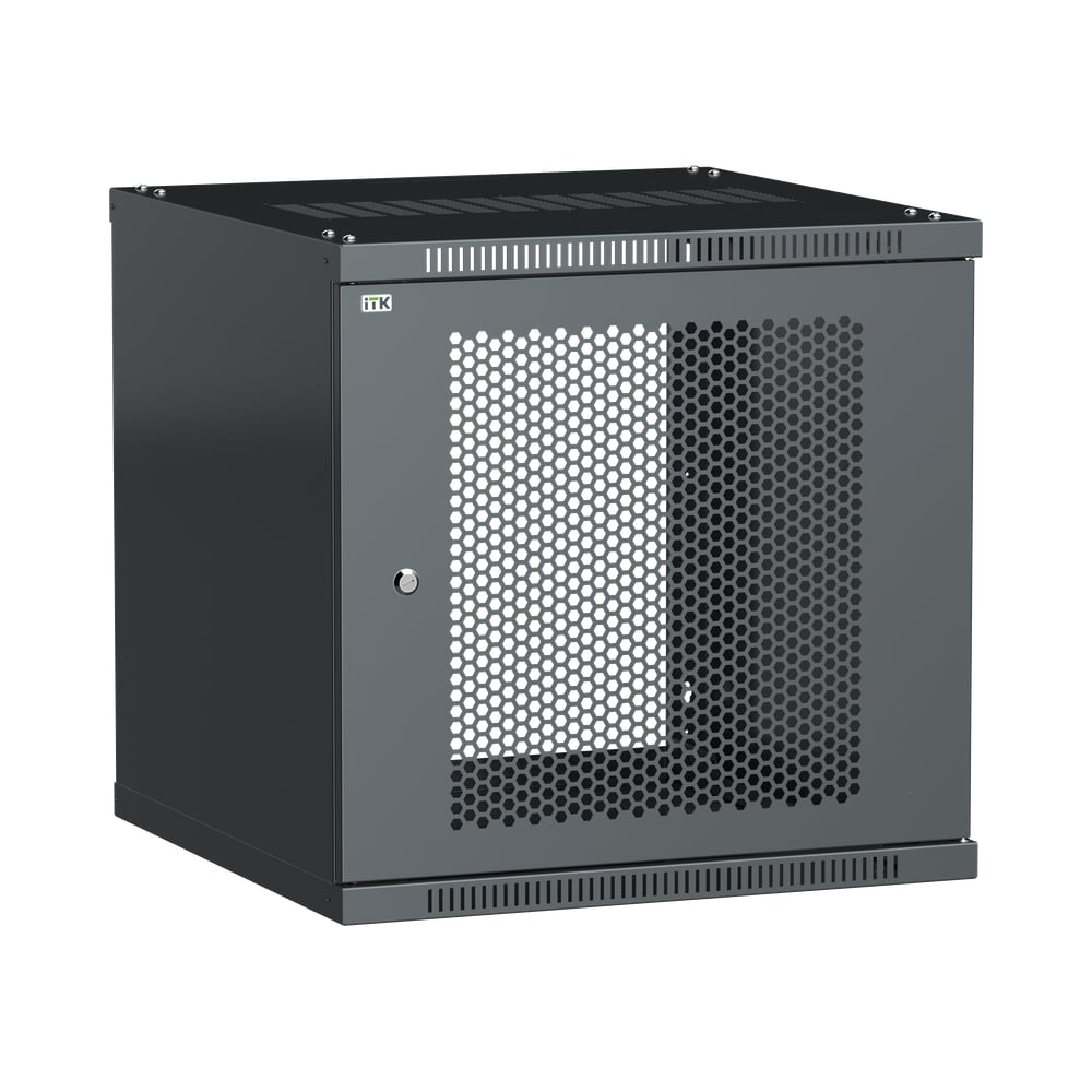 Изображение товара Шкаф ITK LINEA WE 9U 600x650, перфорированная дверь, черный