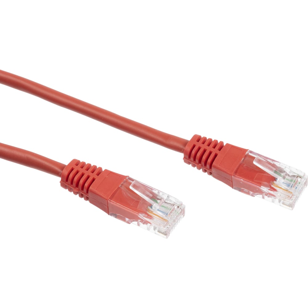 Изображение товара Патч-корд W&T 2М Категория 5e красный UTP RJ45 2 пар