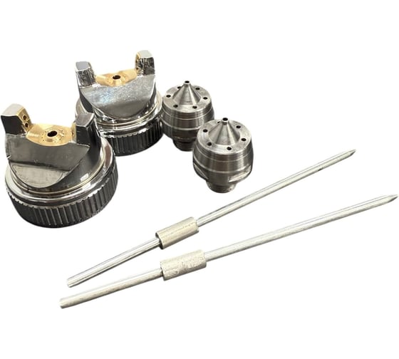 Изображение товара Сопло для краскопульта Pegas pneumatic HVLP827 и ST2008 12,0mm набор 2 комплекта 2743-2