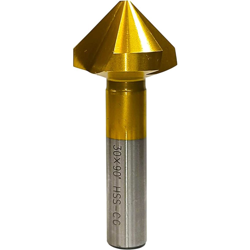 Изображение товара Зенковка Мегаинструмент 40х12х92 мм с покрытием TiN для точной обработки металла