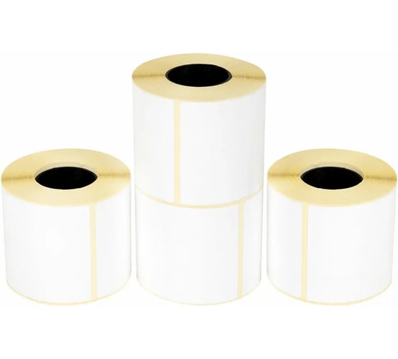 Изображение товара Этикетка ОФИСМАГ ТермоЭко 75х120 мм, 300 этикеток в ролике, КОМПЛЕКТ 4 шт., светостойкость до 2 месяцев, 880964