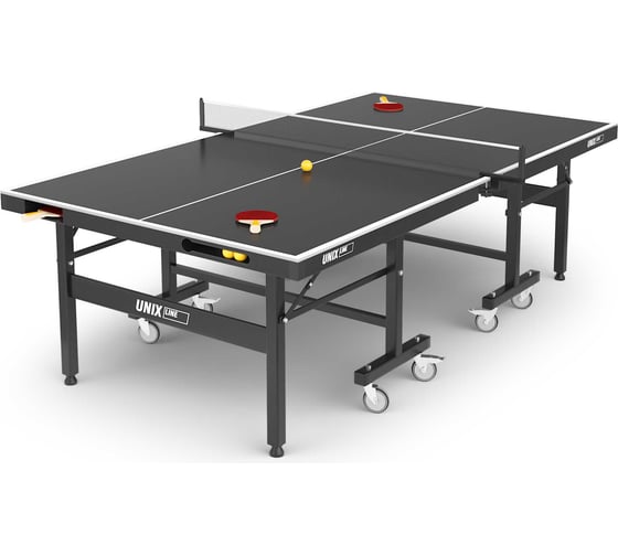 Изображение товара Всепогодный теннисный стол UNIXline UNIX Line Extra Outdoor 6 мм ACP (Black) TT6EOUTBK