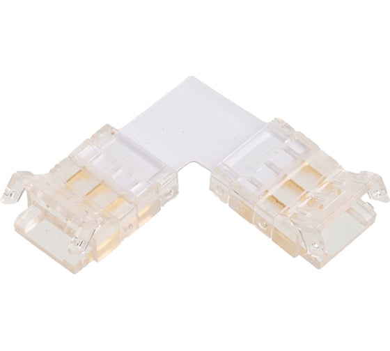 Изображение товара Коннектор Wolta угловой для светодиодной ленты CCT шириной 10 мм, в упаковке 3шт, артикул WLS-3PIN-CCT-SMD-10MM-L